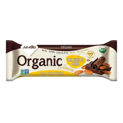 NuGo Organic Dark Chocolate Almond Bar 50g