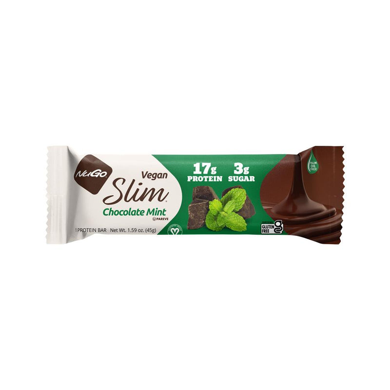 Vegan Slim Crunchy Chocolate Mint Bar 45g