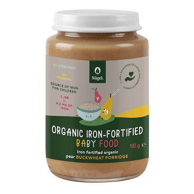 Organic Iron Fortified Buckwheat Porridge Pear 190g