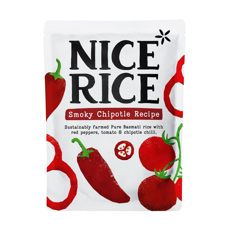 Nice Rice Smoky Chipotle Basmati rice pouch 250g