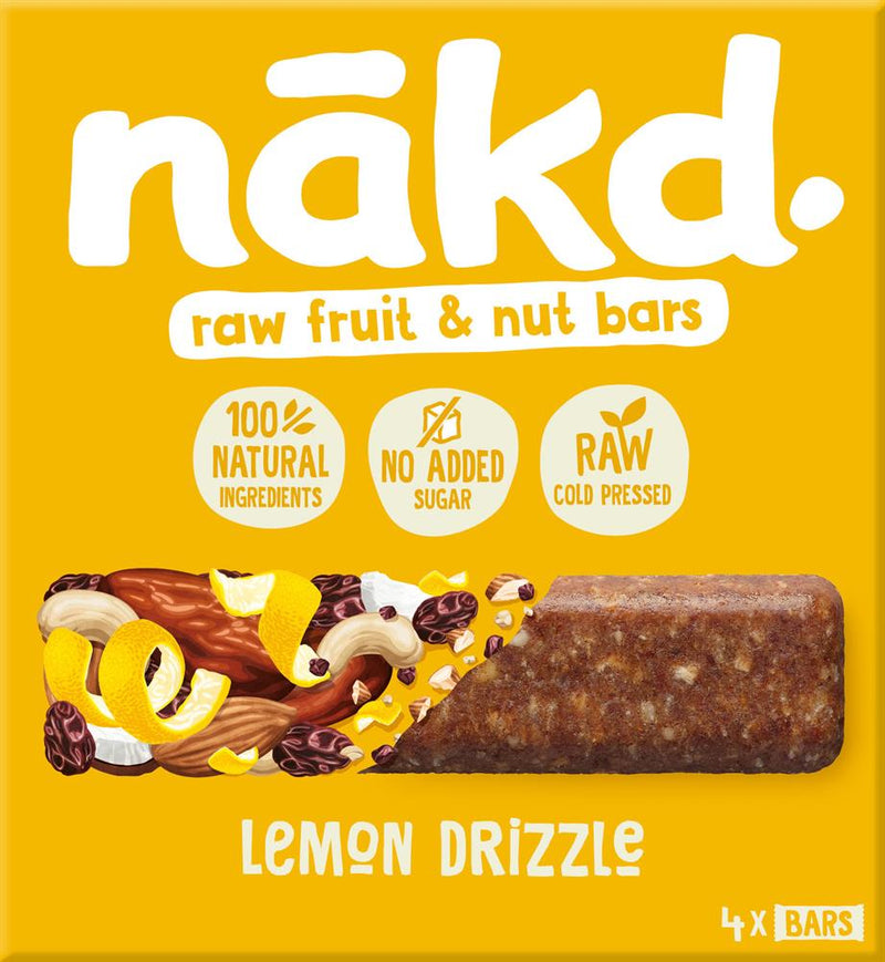 Nakd Lemon Drizzle Multipack 4x35g