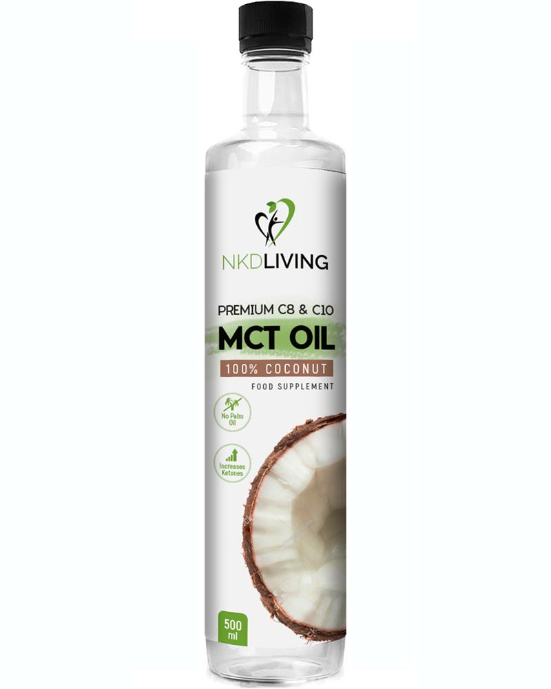 100% Coconut MCT Oil (60/40) 500ml