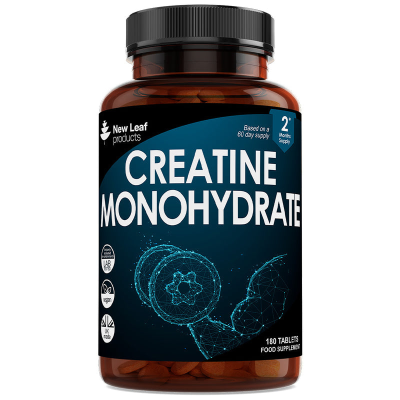 Creatine Monohydrate 3000mg 180 Vegan Capsules