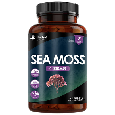 Sea Moss Tablets 120 Vegan 4000mg 120 Tablets