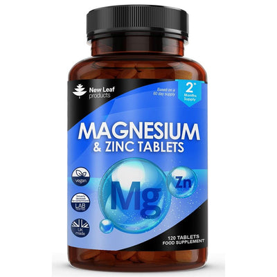 Magnesium & Zinc 516mg Elemental 160mg Recyclable Bottle