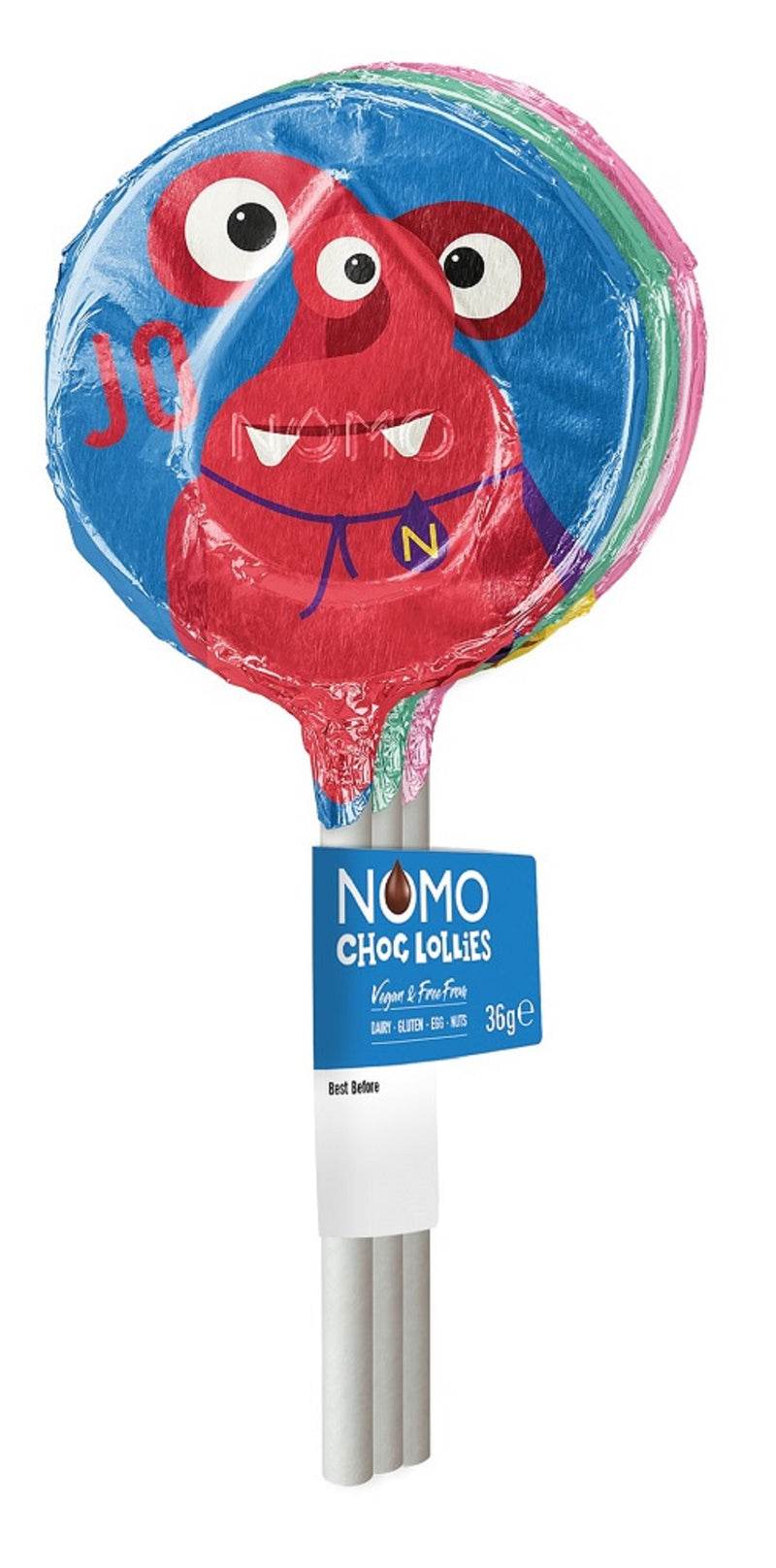 Kids Nomster Free From Lollies 3pack 32g