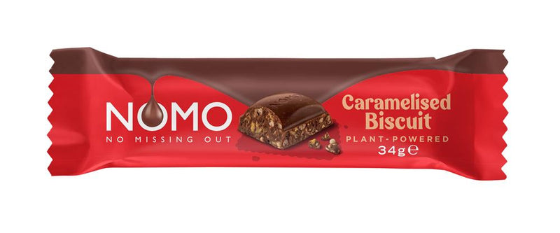 Nomo Free From Caramelised Biscuit Bar 38g