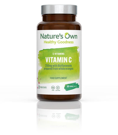 Vitamin C with Bioflavonoids Low Acid 250mg 50 tab