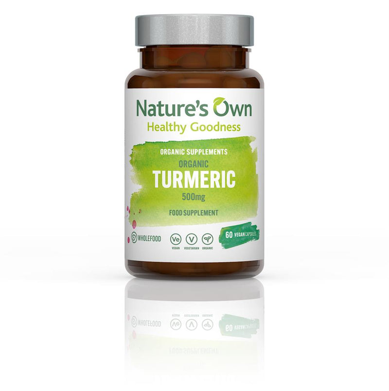 Organic Turmeric 500mg 60 Capsules