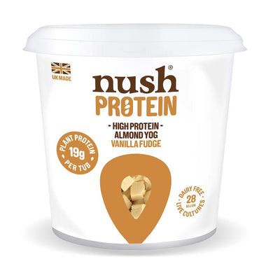 Nush Protein Vanilla Fudge Almond M*lk Yog 350g