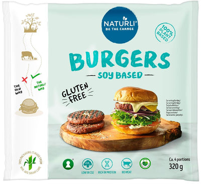 Vegan Burgers Soy Based 320g