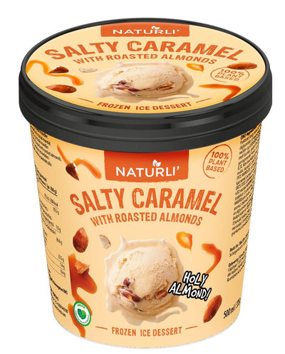 Salty Caramel With Roasted Almonds Ice Cream 480ml