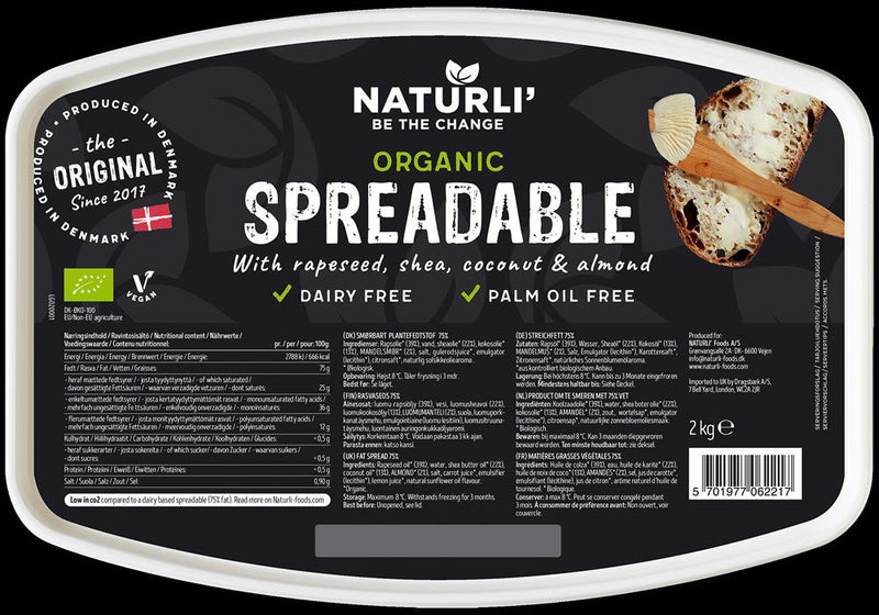 Naturli Spreadable 2kg