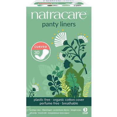 Natural Pantyliners Curved x 30