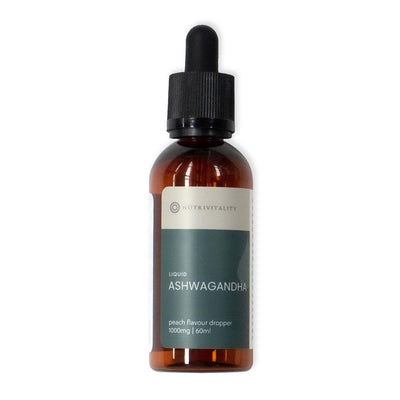 Ashwagandha Dropper Peach Flavour 1000mg