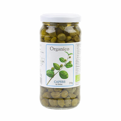 Organic Capers in Brine 250g