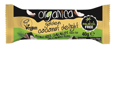 Snack Bars - Organic Golden Coconut Delight Vegan 40g