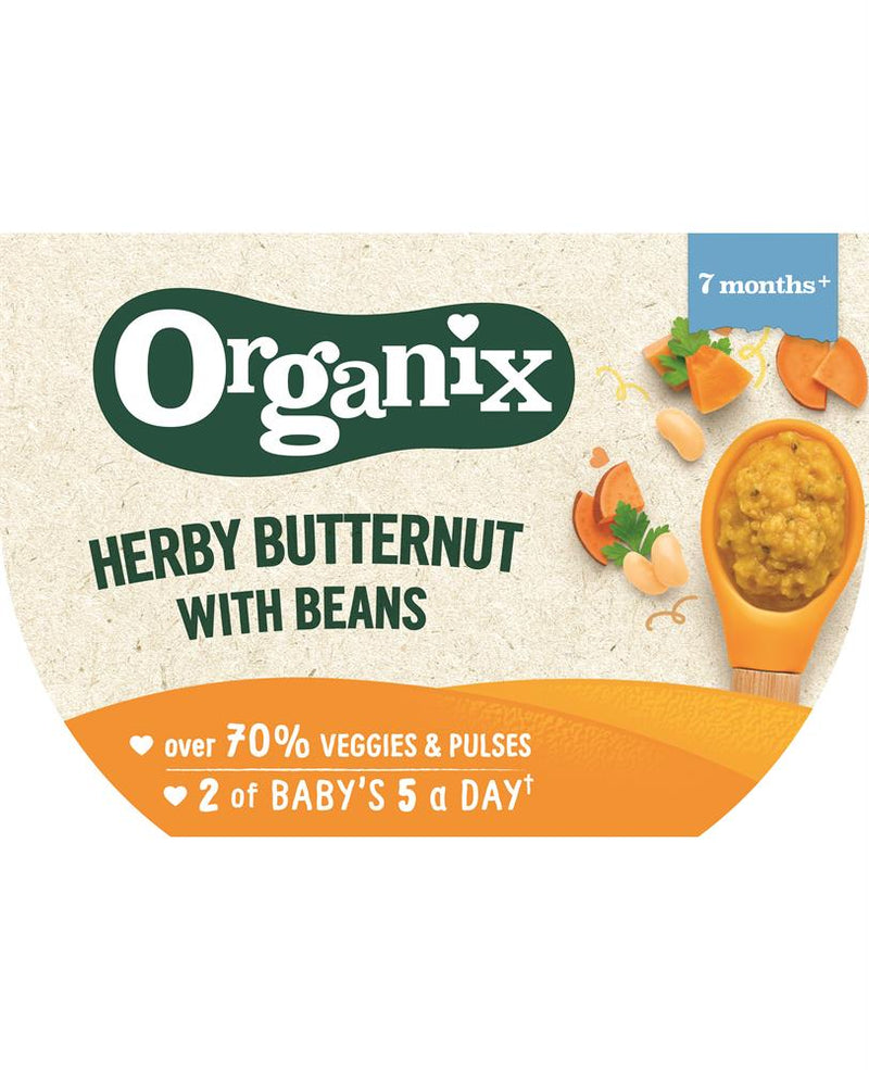 Organix Herby Butternut with Beans (130g)