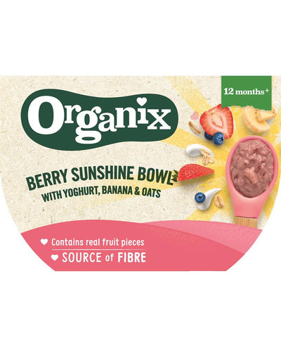 Organix Berry Sunshine Bowl with Yoghurt Banana & Oats (120g)