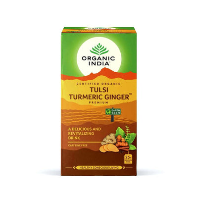 Organic Tusli Turmeric Ginger 25 bags