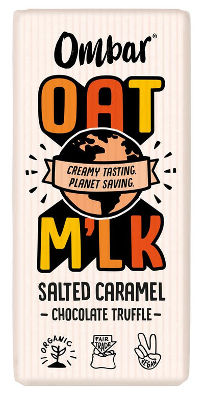 Oat M'lk Salted Caramel Truffle Chocolate Bar 70g