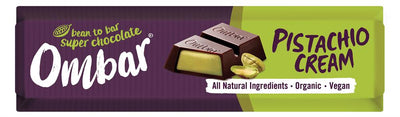 Ombar Pistachio Cream Chocolate Bar 42g