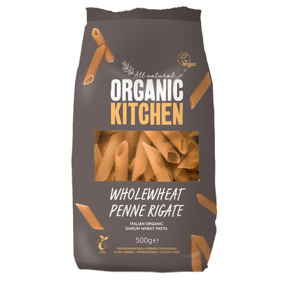 Organic Italian Wholewheat Penne 500g