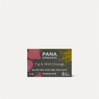 Fig & Wild Orange 55% Bar 45g - Vegan, Organic, Gluten Free