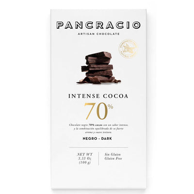 Intense cocoa 70% - Dark Chocolate Bar 100g