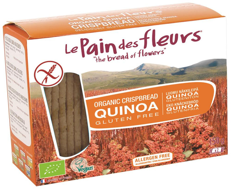 Org Quinoa Crispbread Gluten Free 150g