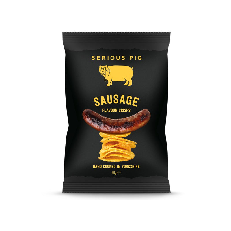 Serious Pig Sausage Flavour Crisps 40g