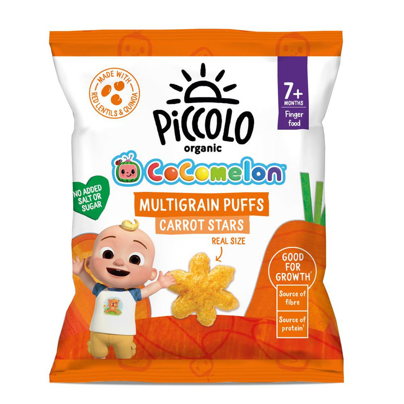 Piccolo Organic Multigrain Carrot Puffs 15g