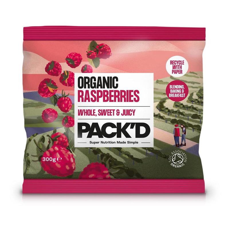 Organic Raspberries 300g