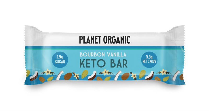 Bourbon Vanilla Keto Bar 40g.