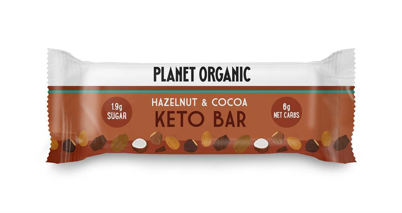 Hazelnut & Cocoa Keto Bar 40g.