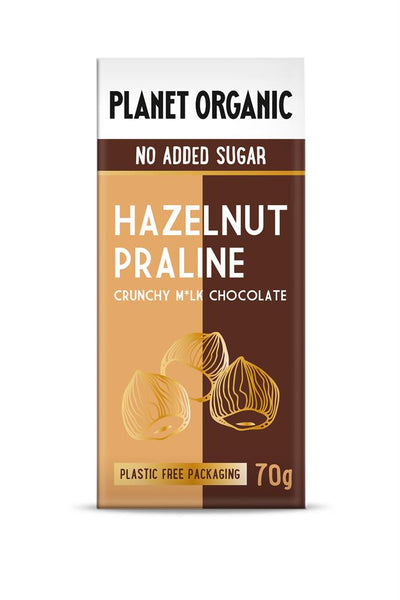 NAS Hazelnut Praline Chocolate 70g