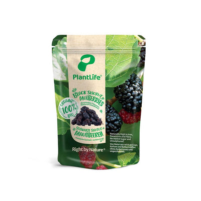 Organic Black Mulberries 80g