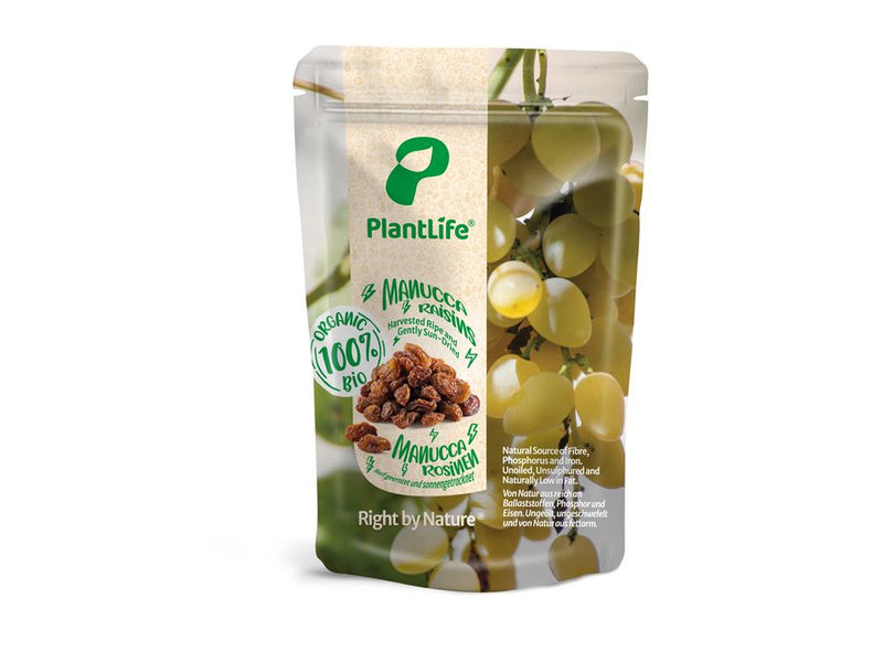 Organic Raw Manucca Raisins 300g