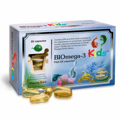 BIOmega-3 Kids Fish Oil 1000mg 80 Capsules