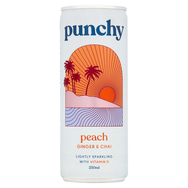 Punchy - Peach Ginger & Chai Drink 250ml