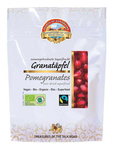 Organic F/T dried Pomegranates 100g