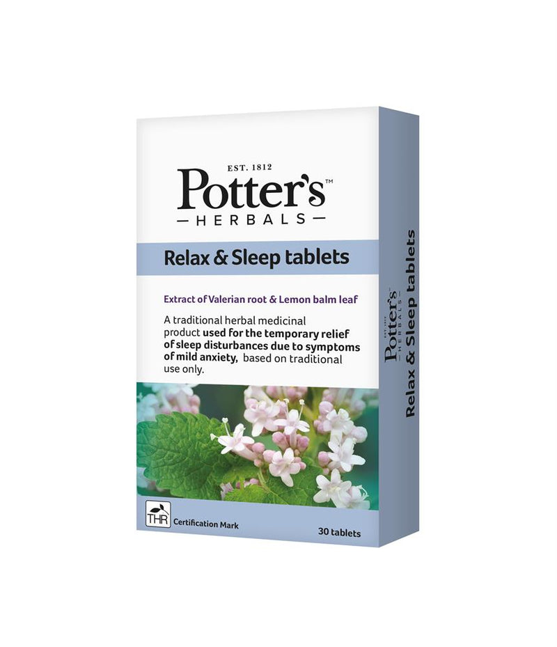 Potters Relax and Sleep Tablets