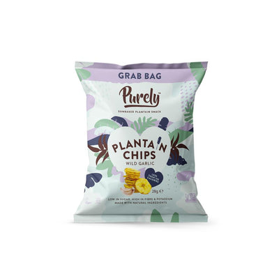 Plantain Chips - Wild Garlic 28g