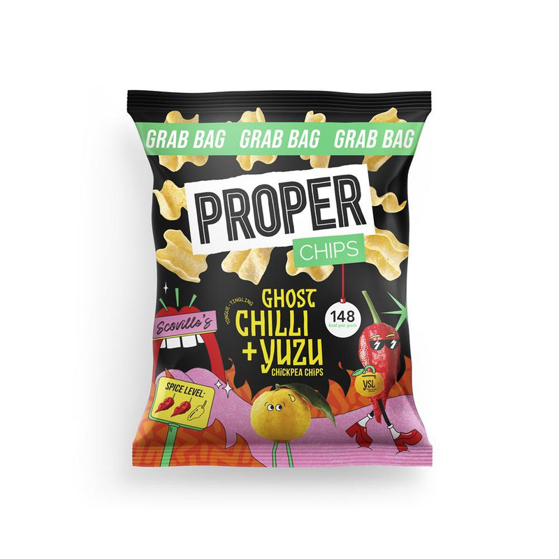 PROPER Ghost Chilli & Yuzu Chickpea Chips 30g