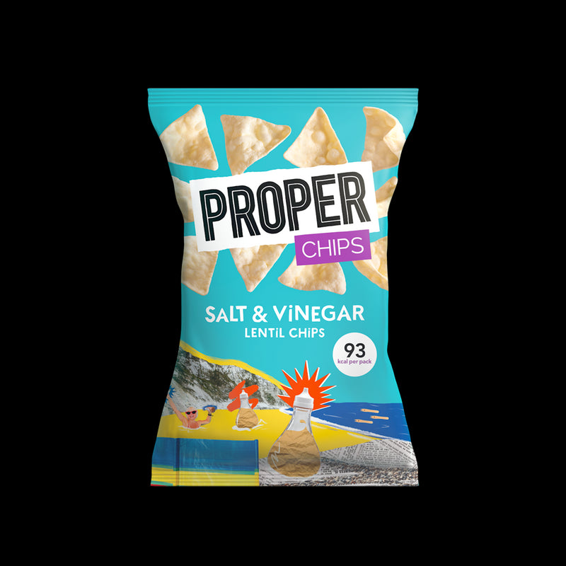 Salt & Vinegar Lentil Chips 20g