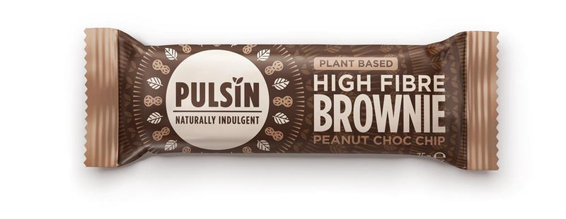 Peanut Choc Chip High fibre Brownie 35g