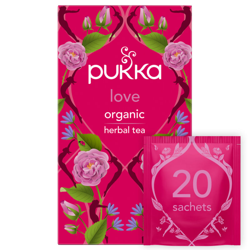 Pukka Organic Love Herbal Tea 20 sachets