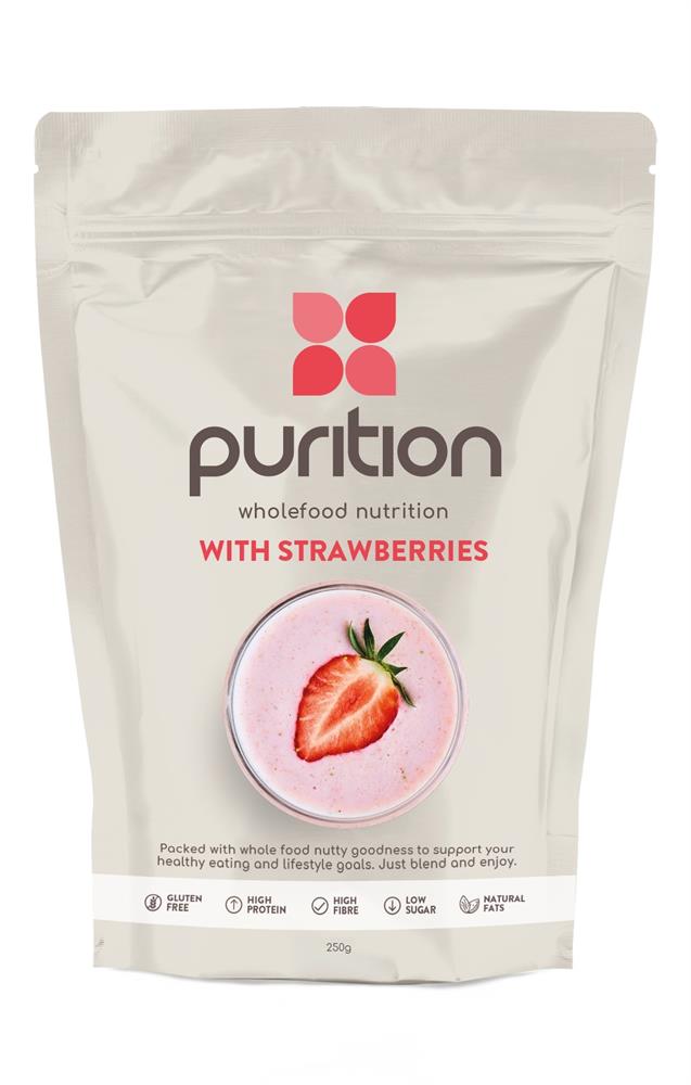 Purition Wholefood Nutrition with Strawberries 250g