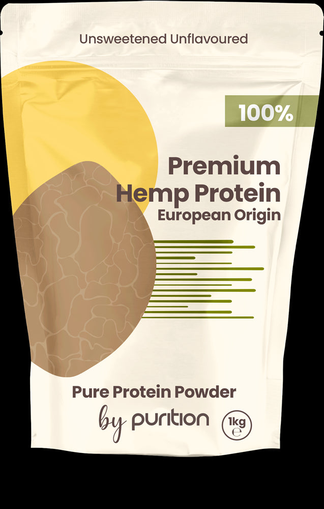 100% Vegan Hemp Protein Powder European Origin GF Omega 3&6 1kg