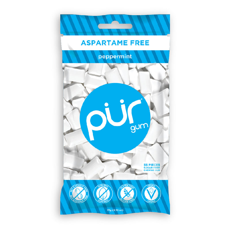 PUR Gum Peppermint Bag 77g